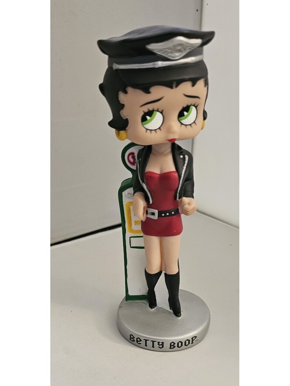 2002 Funko Wacky Wobbler "Biker Betty" bobblehead figurine